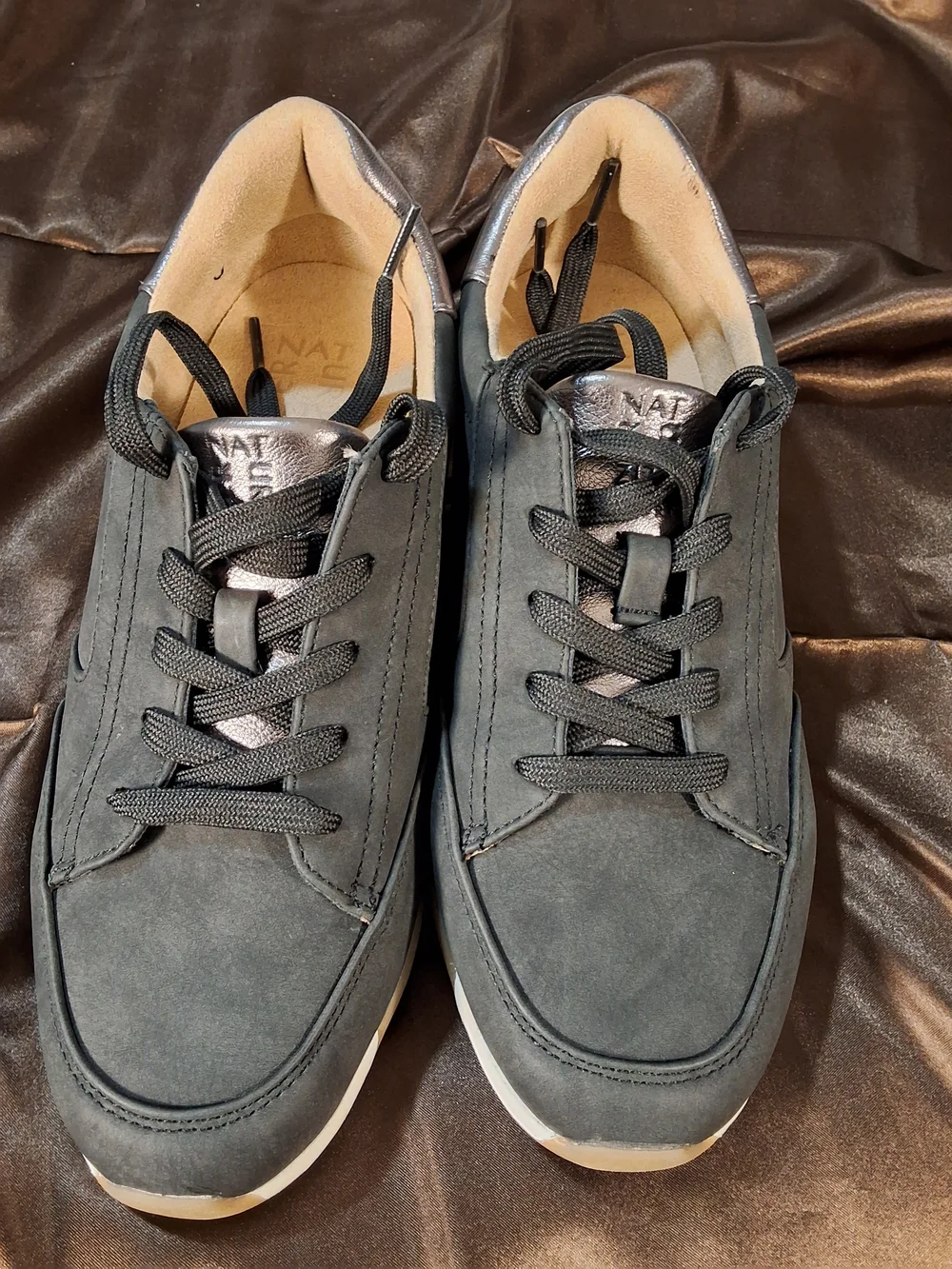Naturalizer Sport Black Comfort Lace Up Sneakers Size 8M